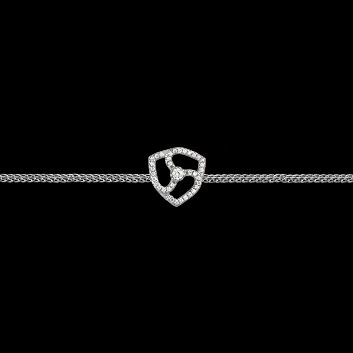 Flash Sale Jacques Lemans Armband Sterlingsilber mit weißen Topas Edelsteinen