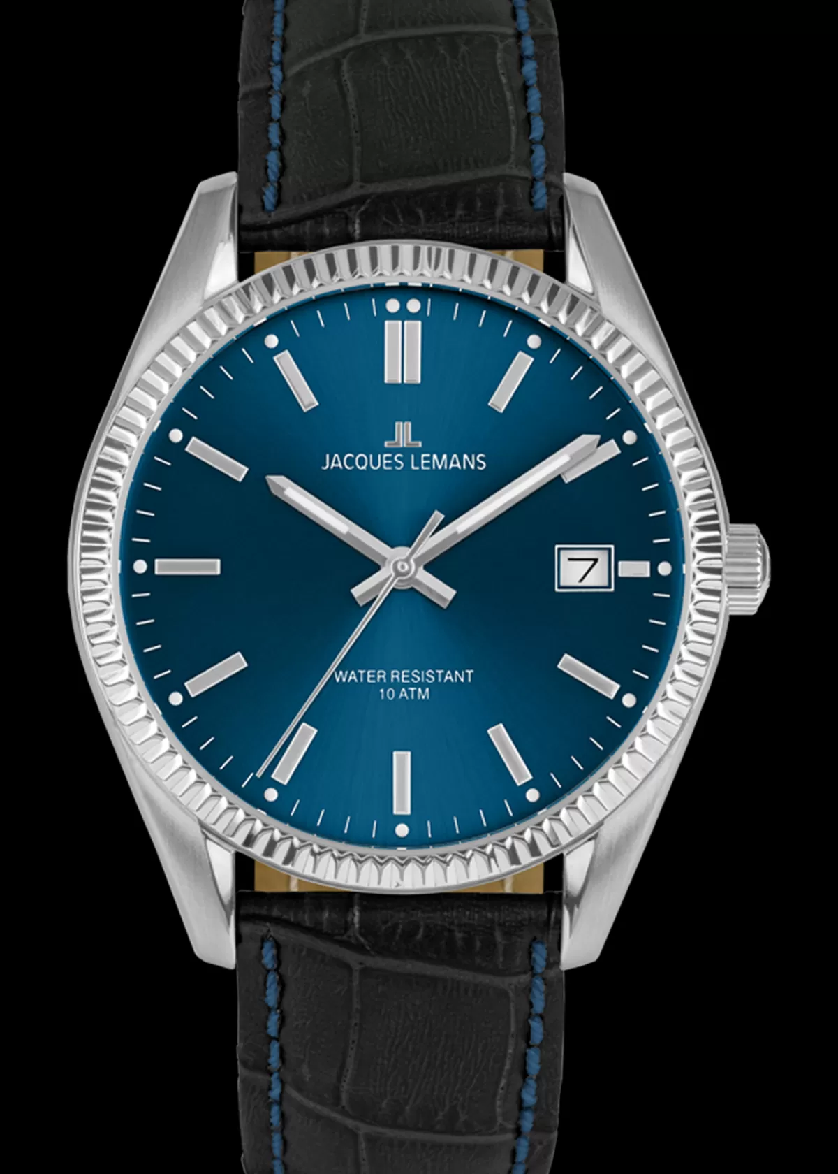 New Jacques Lemans Derby 50-3R Herrenuhr Ø 40,0mm