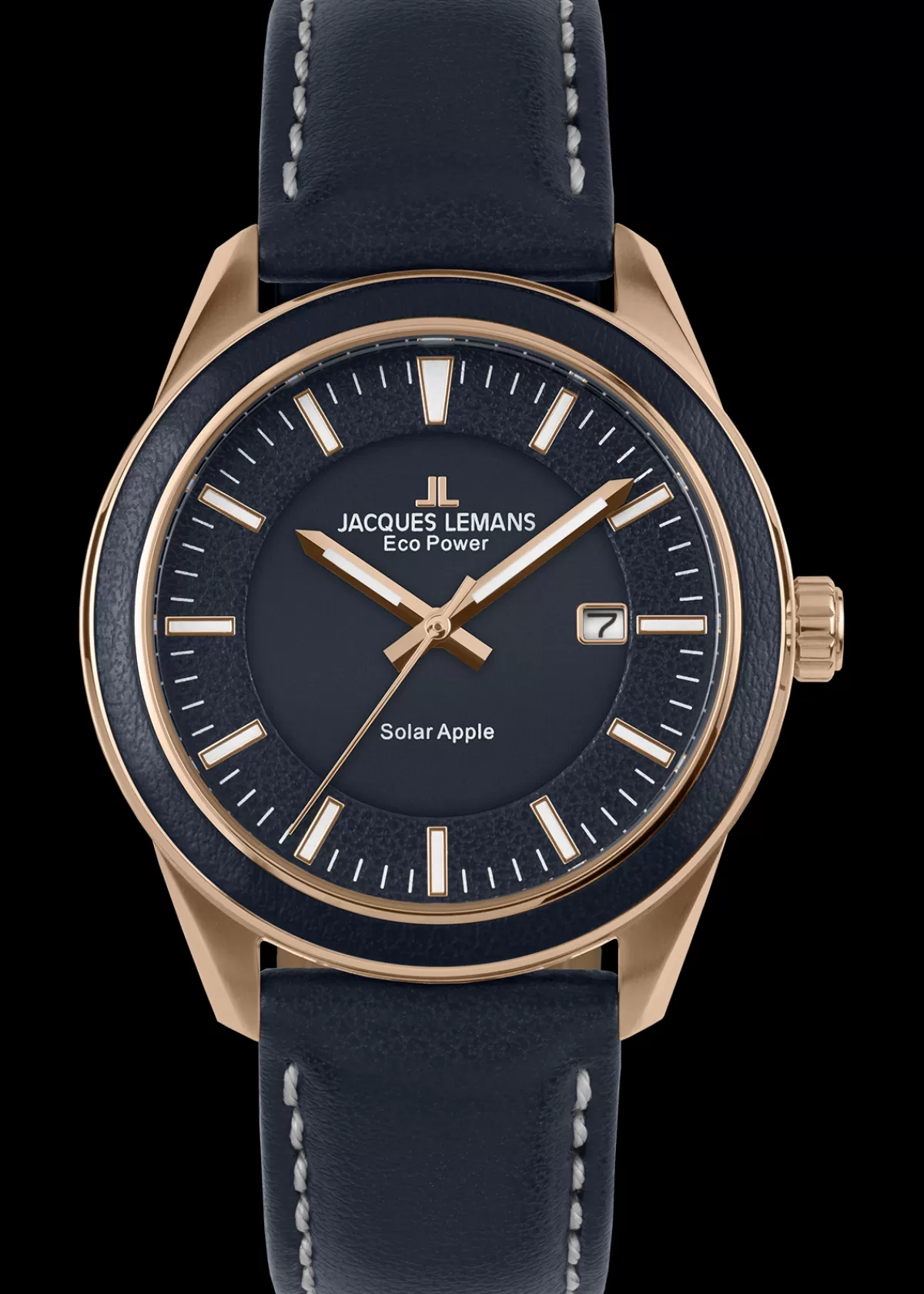 New Jacques Lemans Eco Power 1-2116C Herrenuhr Ø 40,0mm