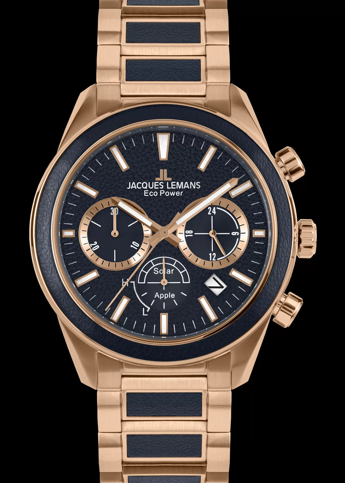 Flash Sale Jacques Lemans Eco Power 1-2115H Herrenuhr Ø 44,0mm