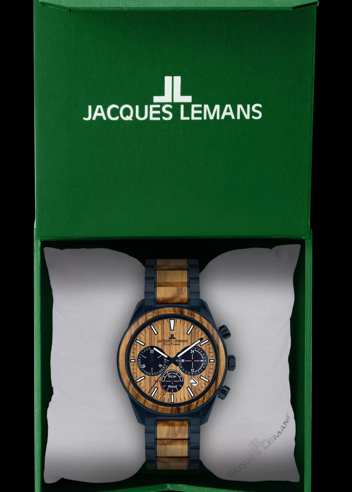 Fashion Jacques Lemans Eco Power 1-2115P Herrenuhr Ø 44,0mm