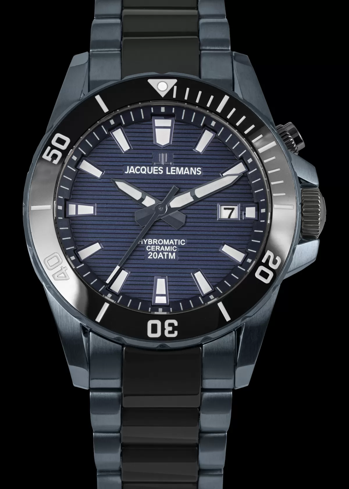 Fashion Jacques Lemans Hybromatic 1-2222B Herrenuhr Ø 42,0mm