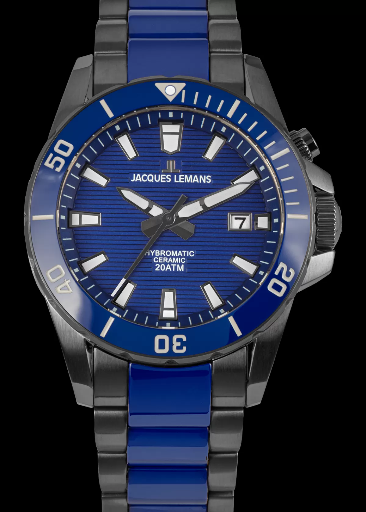 Best Sale Jacques Lemans Hybromatic 1-2222C Herrenuhr Ø 42,0mm