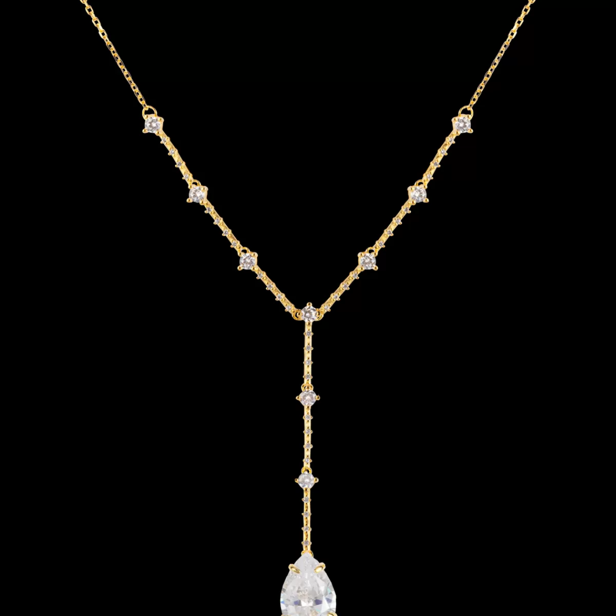 Best Sale Jacques Lemans Kette Sterlingsilber vergoldet mit Topasen