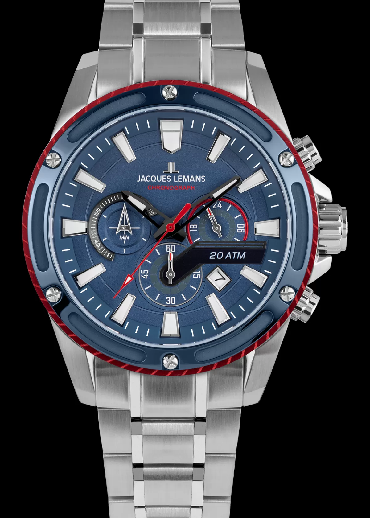 Best Jacques Lemans Liverpool 1-2141F Herrenuhr Ø 48,0mm