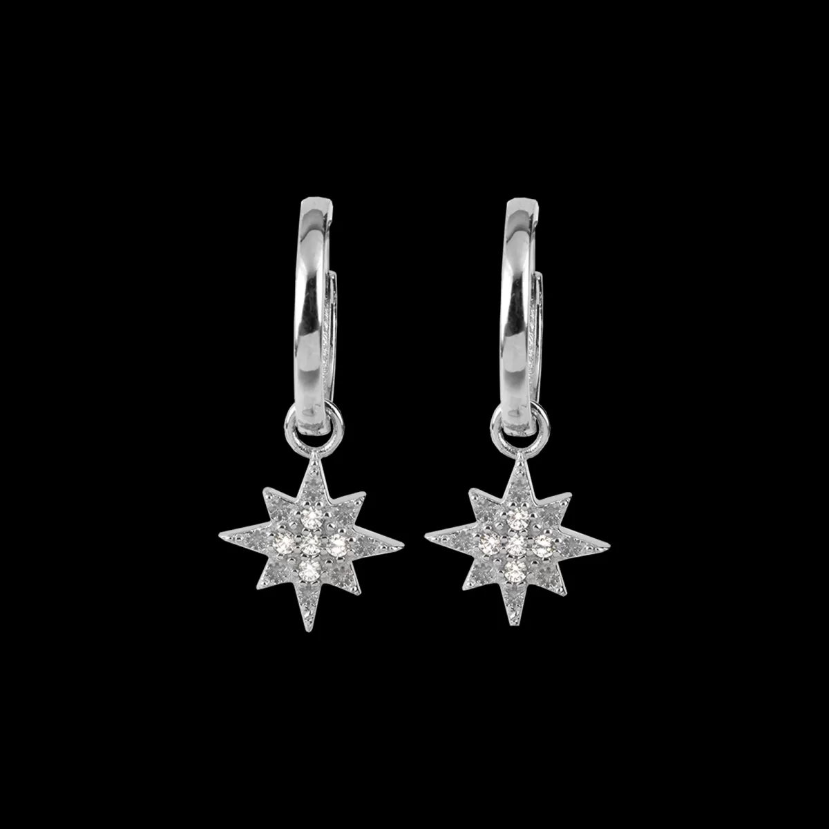 Best Sale Jacques Lemans Ohrstecker Sterlingsilber mit weißen Topas Edelsteinen