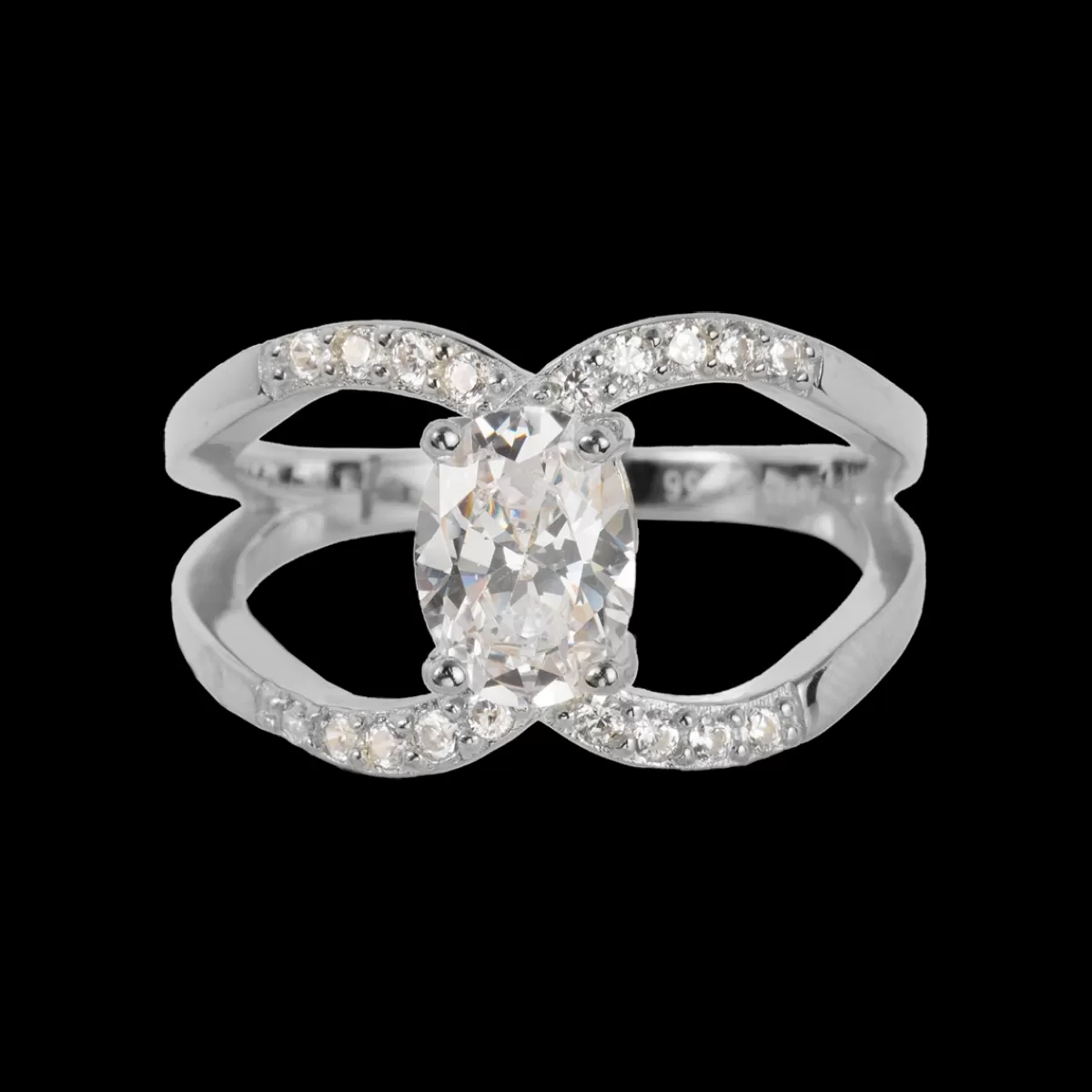 Cheap Jacques Lemans Ring Sterlingsilber mit Topasen