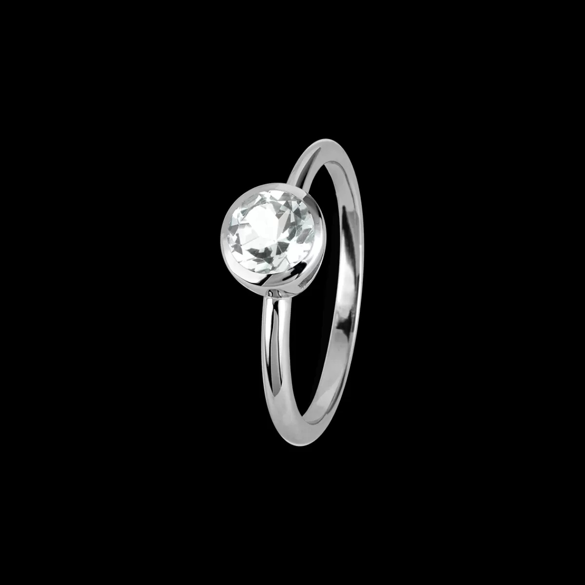 Clearance Jacques Lemans Ring Sterlingsilber mit White Topaz